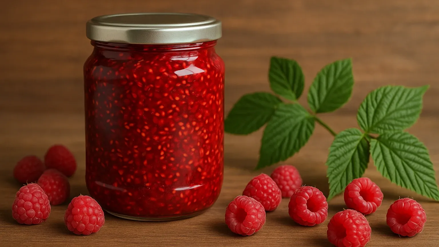 Ароматное малиновое варенье за 5 минут без кипячения: вкусное, полезное и хранится при комнатной температуре круглый год