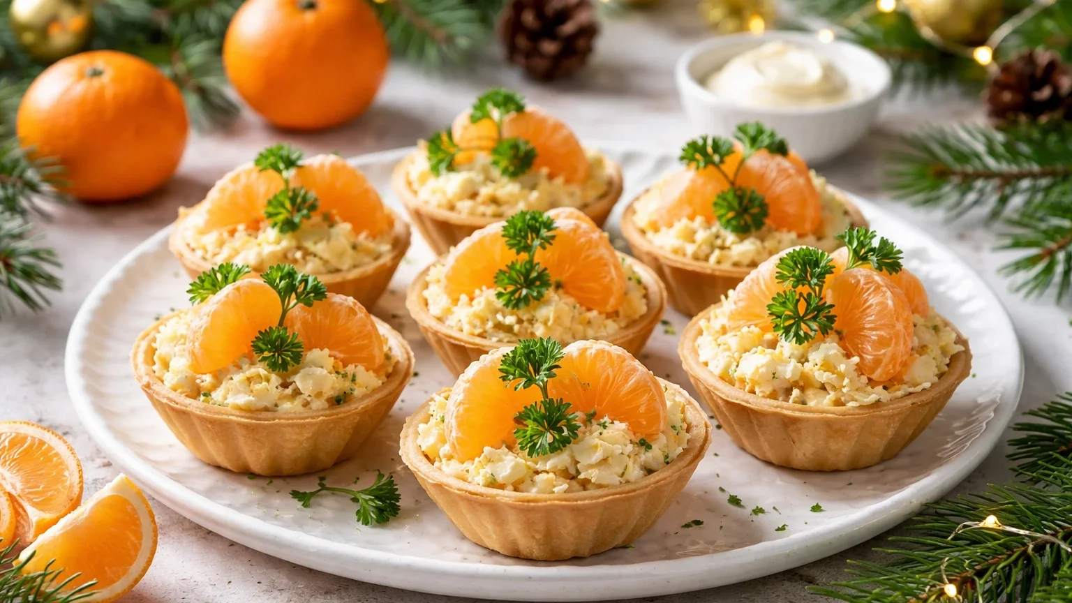 Новый хит праздничного меню: тарталетки с мандарином — вкусный сюрприз на Новый год 2026