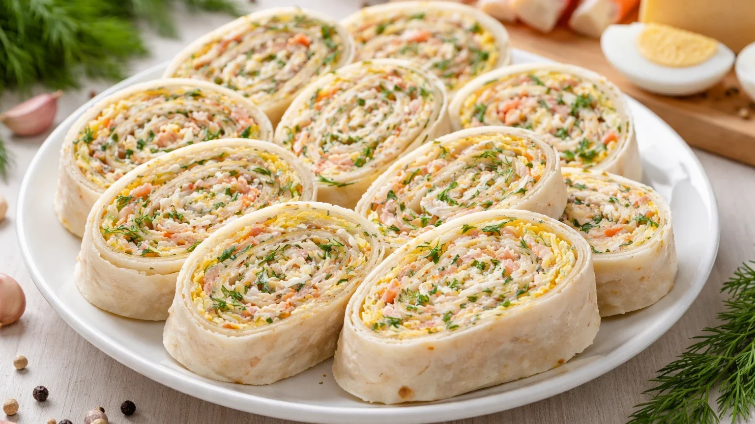 Вкуснейшие рулетики из лаваша с крабовыми палочками: готовятся за 15 минут — исчезают в один миг
