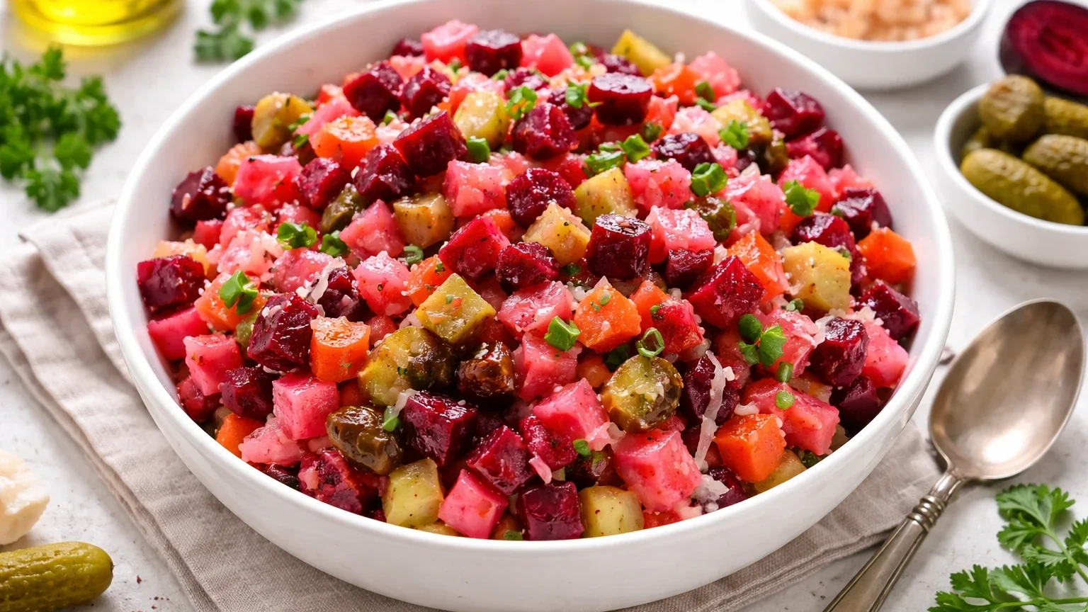Добавьте 2 ингредиента в винегрет — и салат станет еще вкуснее: кулинарный трюк от экспертов