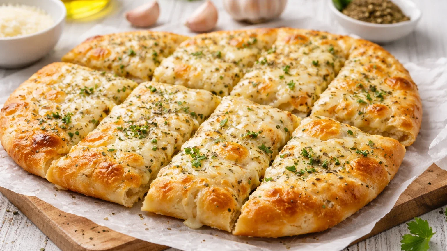 Вкуснее любых хачапури: возьмите сыр и чеснок — уже через 10 минут на столе ароматная лепешка