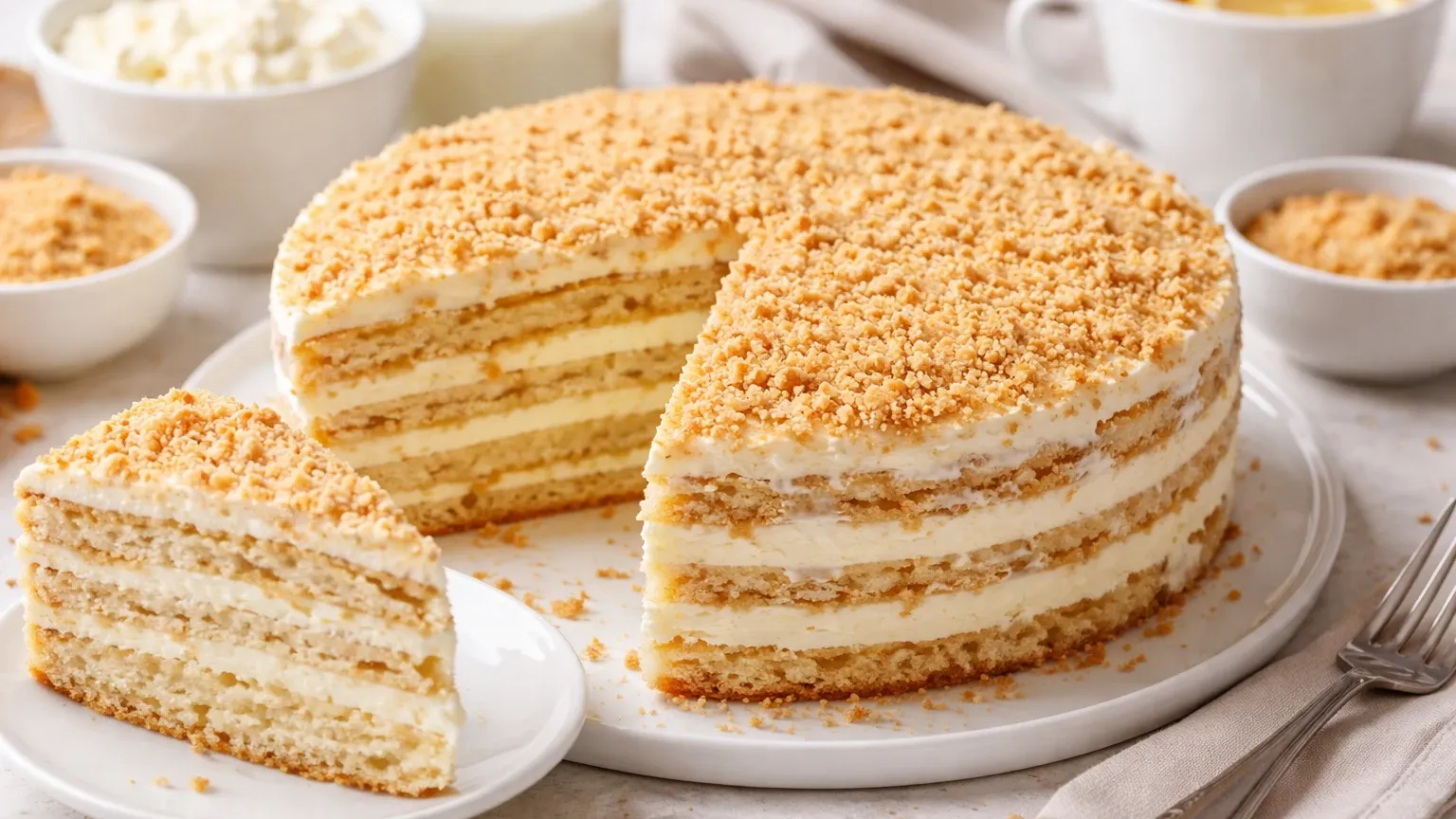 Творожный торт без духовки: секрет вкусных и нежных коржей — все дело в правильном твороге