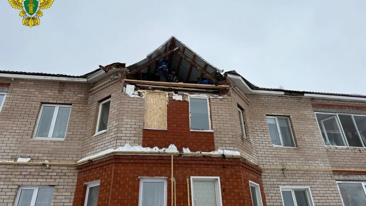 В Калтасинском районе рухнула часть стены многоквартирного дома