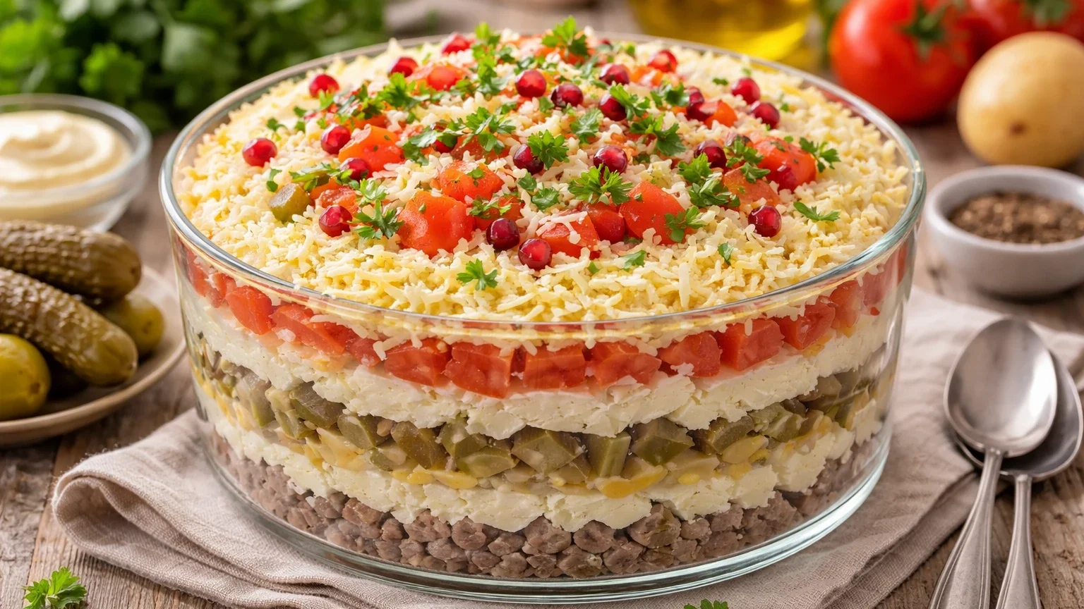 Новый кулинарный хит: салат «Самый вкусный» готовится всего за 30 минут