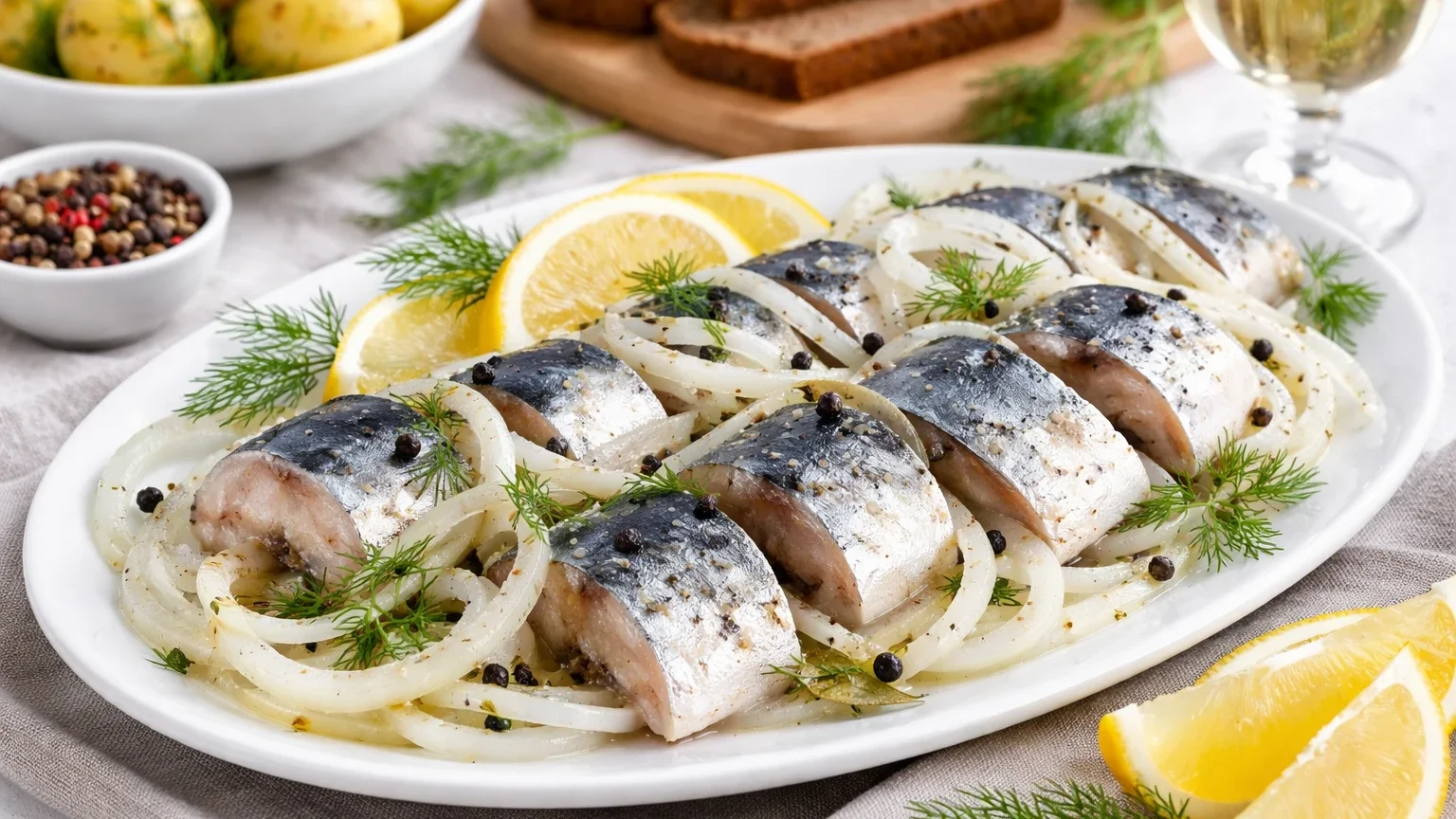 Малосольная скумбрия с луком за 1 сутки: домашний посол — быстро и очень вкусно