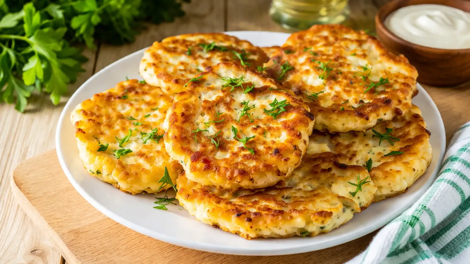 Забудьте про сырники: вкусные лепешки из кефира и творога — лучший завтрак за 10 минут