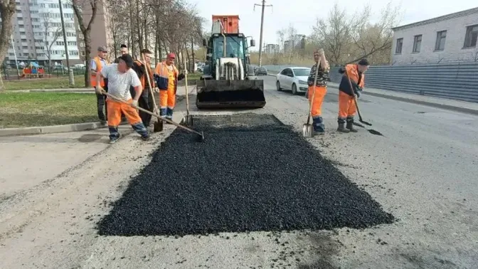 На улице Айской в Уфе стартовали восстановительные дорожные работы